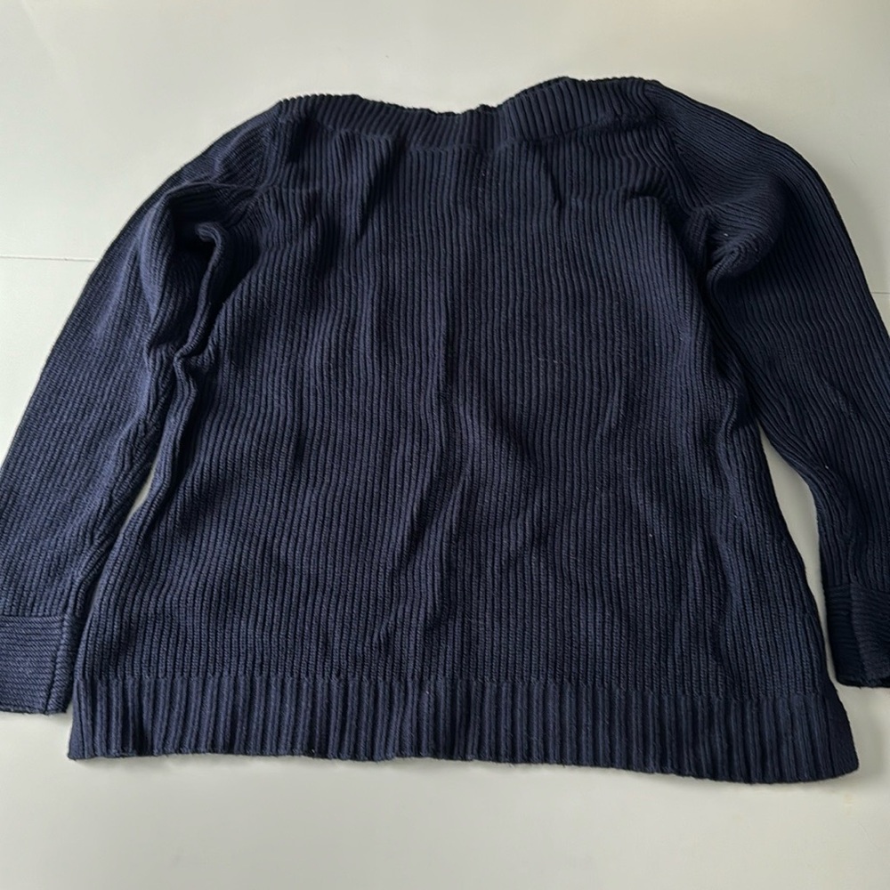 Blue Cotton Sweater